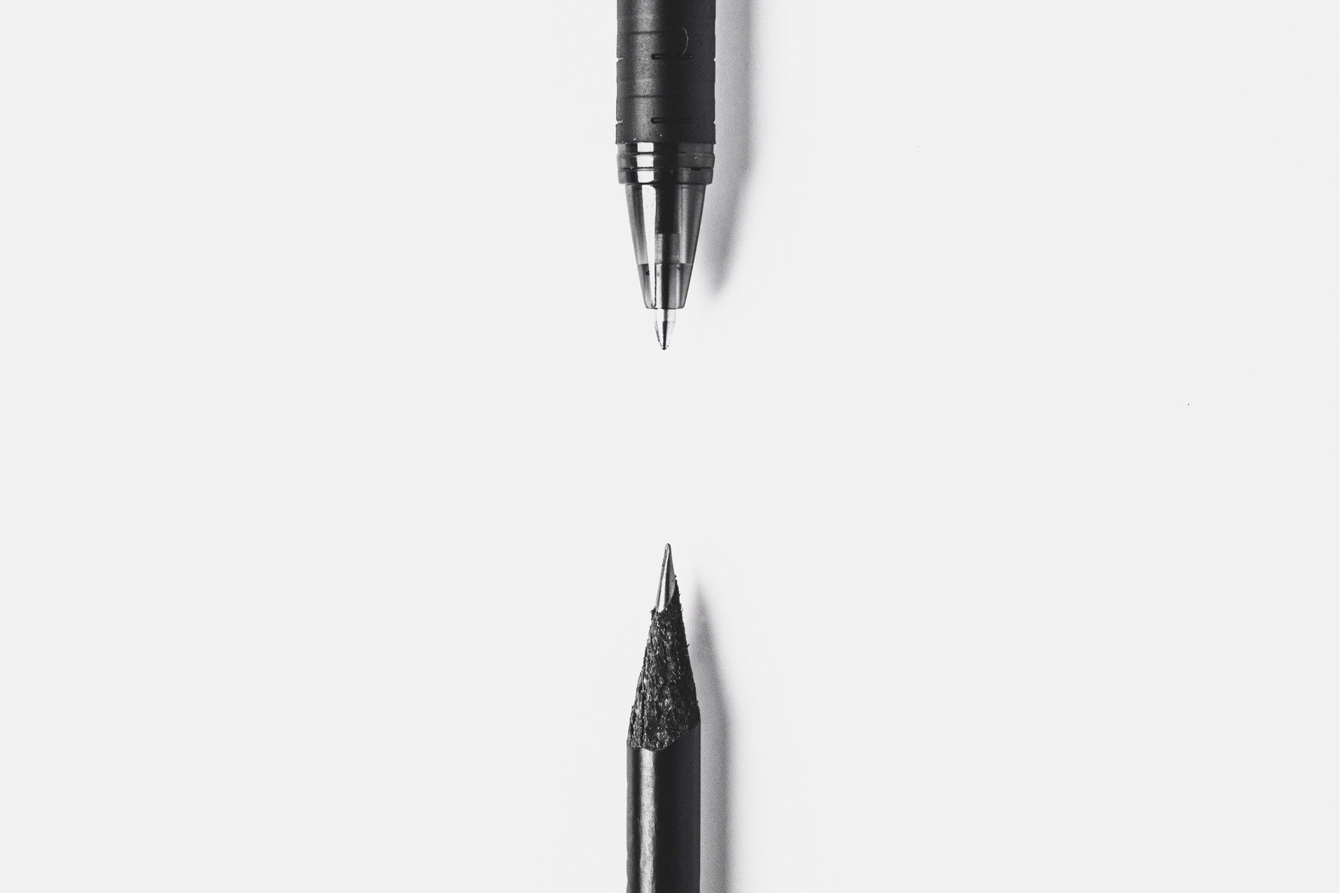 My writing tools for productive work: pencil and pen.